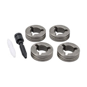 Miller four roll u-groove drive roll kit for feeding 1/16" aluminum