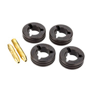Four roller Miller V Knurled Drive roll kit for 1/16" flux cored wire