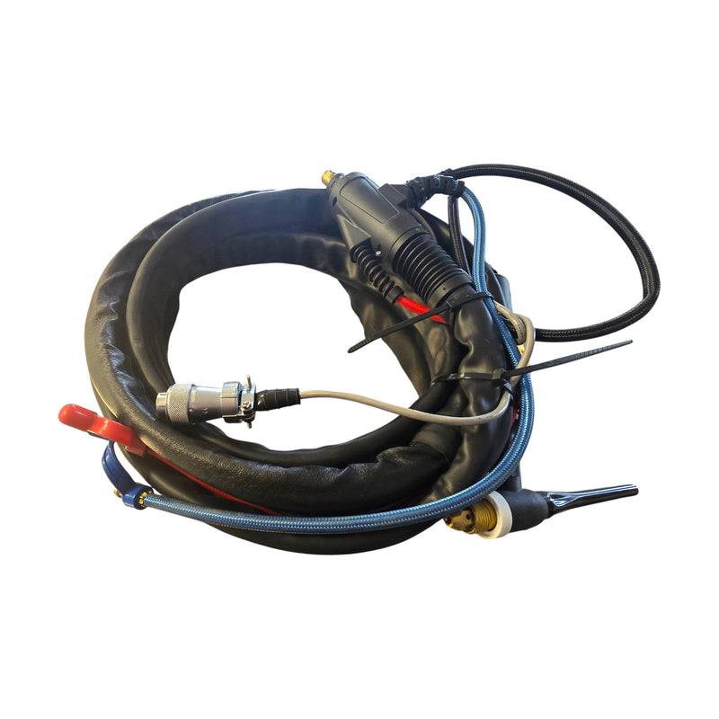 18SC TIG torch: water-cooled 12.5 foot leads for Canaweld welder