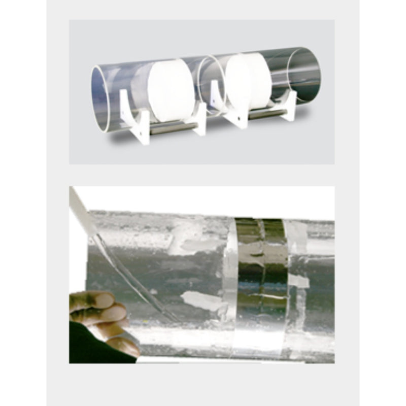 diagram of a piper with installed purge dams for purge welding