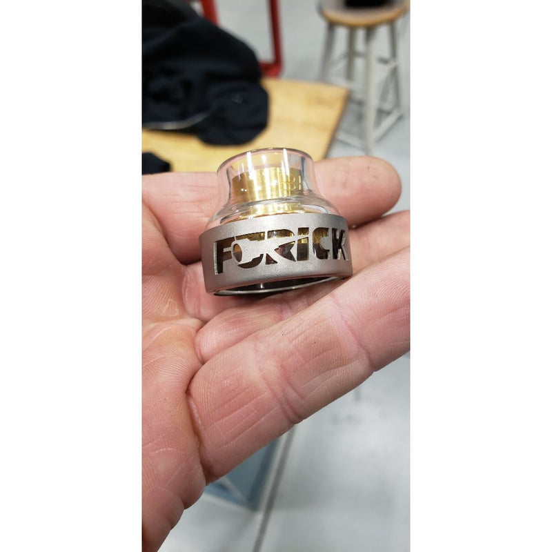 Furick BBW SG-19 #16 Glass Cup W/ Titanium Cover