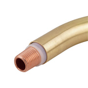 close up of  threads for 4335 diffuser on bernard conductor tube swan neck 4790 