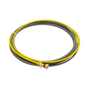 Bernard Centerfire universal conventional liner with yellow wrap indicating it's use for .023 and .030 MIG wire - L1A-15