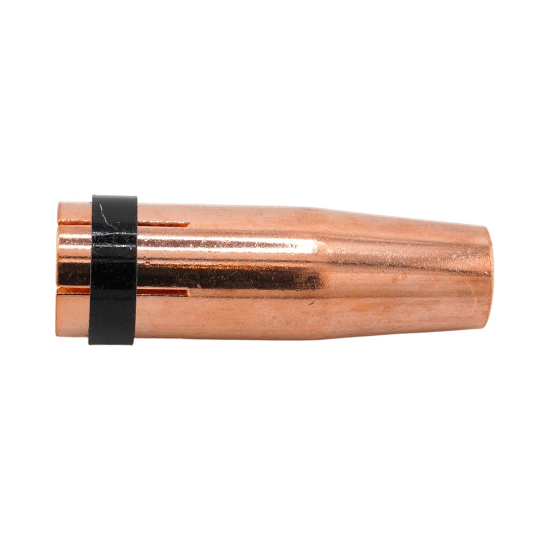 Side view of Binzel MB 501 Conical Small Nozzle, 9/16" Tapered Bore Diameter, 145.0132
