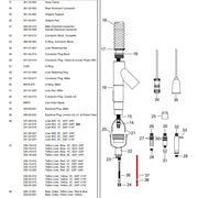exploded view of back end of smoke eating mig gun