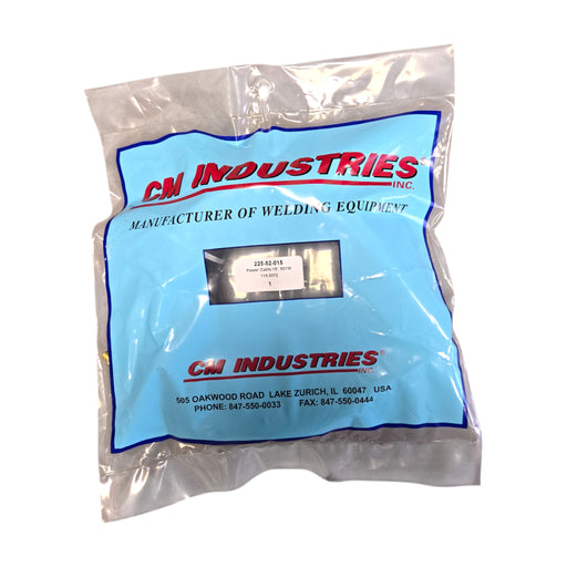 binzel power cable for water cooled mig gun in cm industries packaging