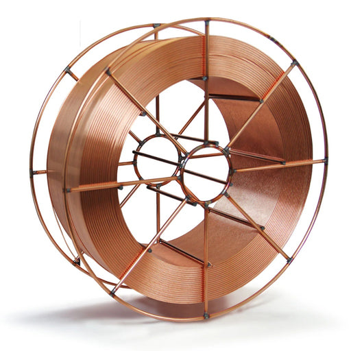 bohler copper coated mig wire in welded steel basket