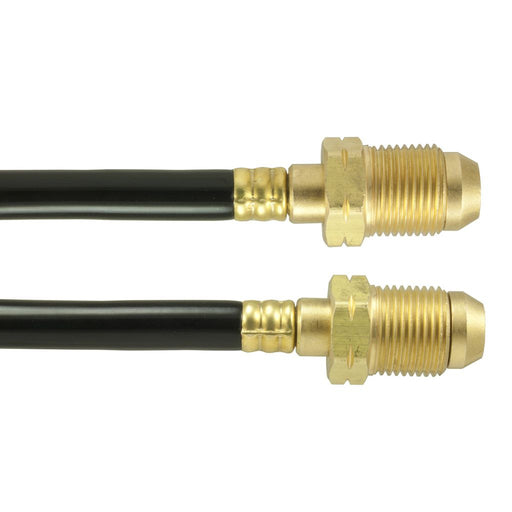 two male ends of power cable extension kit for water cooled tig torch