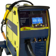 front control panel of canaweld multiprocess 301 welder