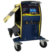 front of canaweld welder swith all panels lifted open