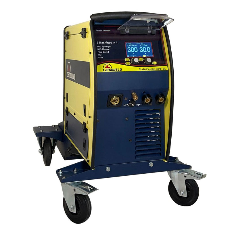 front view of transformer power source for canaweld 301 multi process