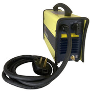 Rear controls of canaweld 202 amp tig welder