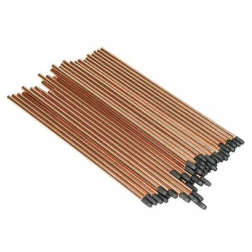Copper coated gouging carbon rods