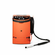 front angle of cougartron fl20 fluid feed system connected to power30x weld cleaner