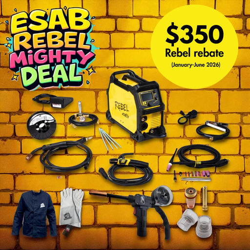 ESAB REBEL EMP 205ic AC/DC All In One Welder $350 Burn and Earn rebate 0558102553