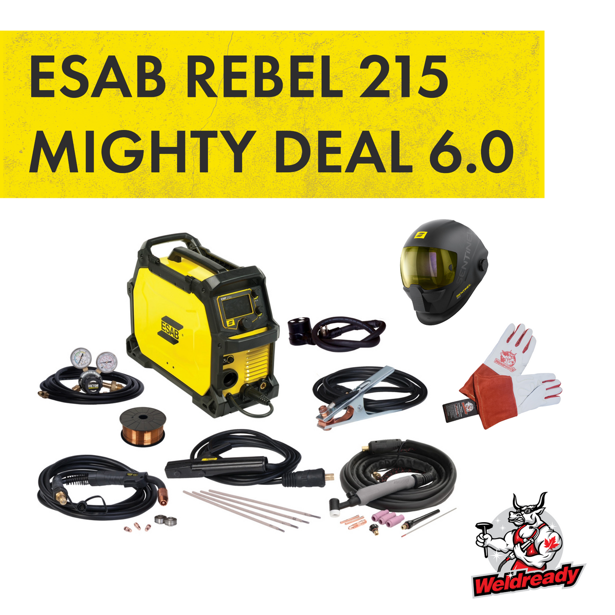 Poste à Souder Multi-procédés ESAB Rebel EMP 215ic