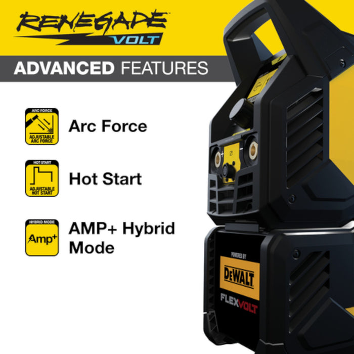 ESAB Renegade Volt with advanced features: Including Arc Force, Hot Start, AMP+ Hybrid Mode
