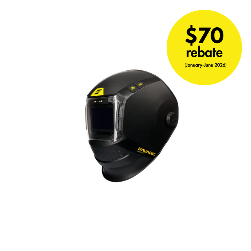ESAB SAVAGE A50 LUX WELDING HELMET $70 Burn and Earn rebate