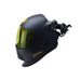 esab sentinel a60 air welding helmet facing left showing headgear and breathing port