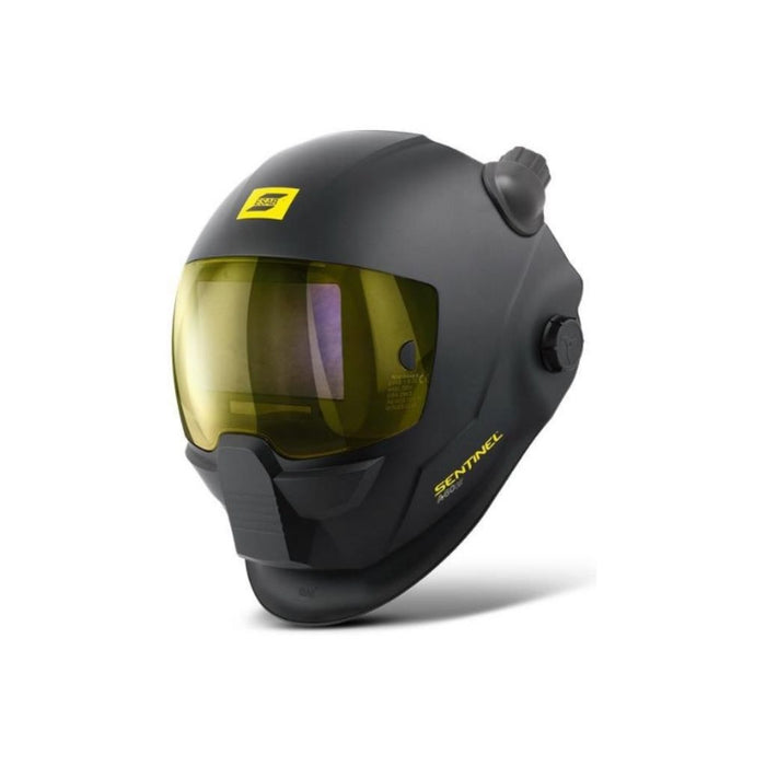 isometric view of esab sentinel a60 air fed welding helmet