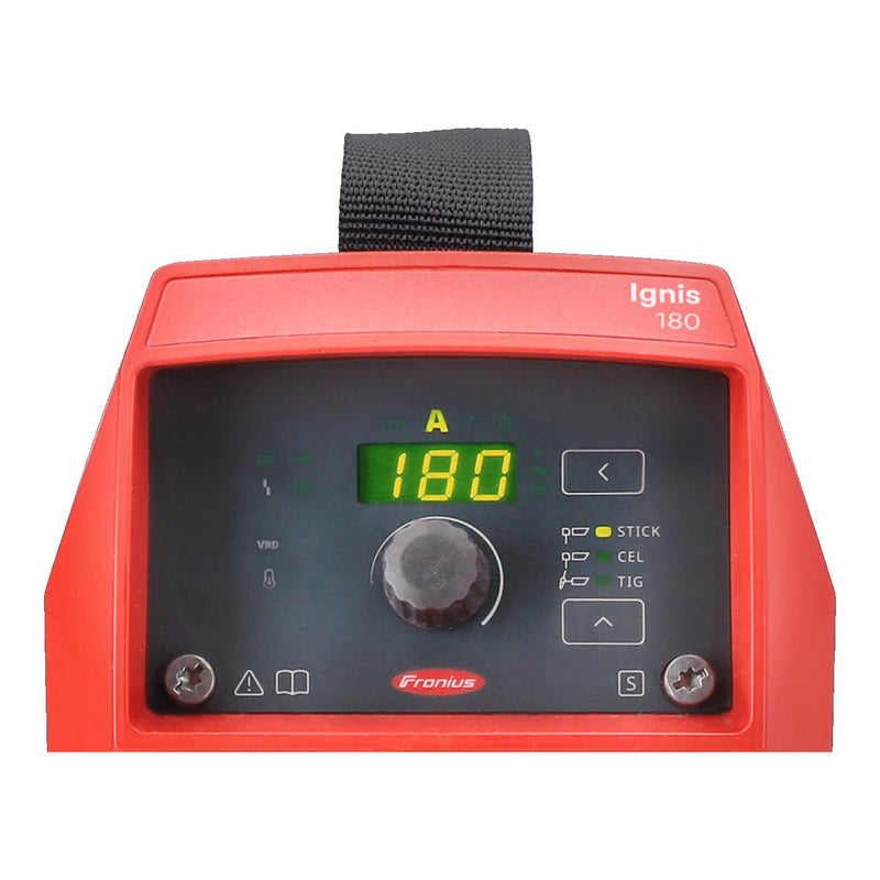 control panel of fronius ignis 180