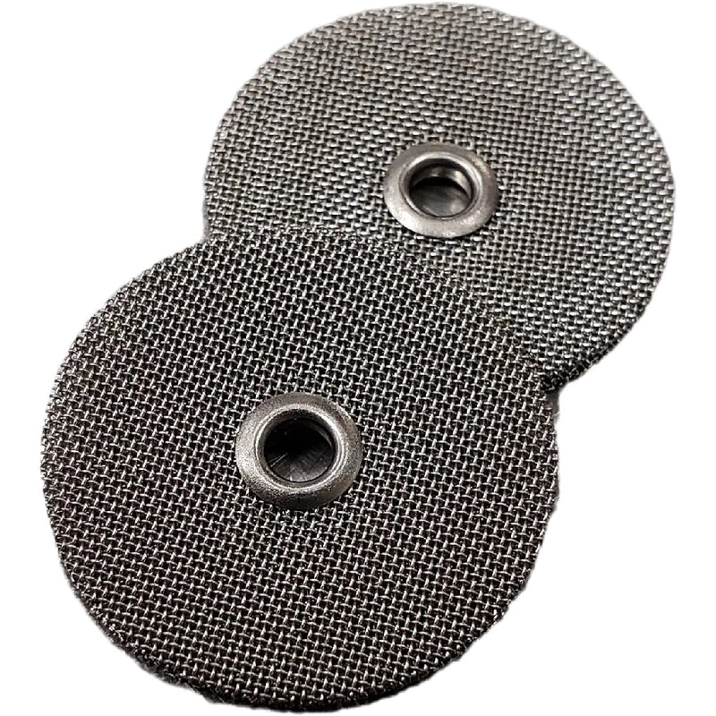 2 diffuser screens with tungsten holes for 1/8" tungsten