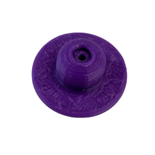Purple plastic tool for installing diffusers in to furick jazzy 10 cup with 1/16 tungsten