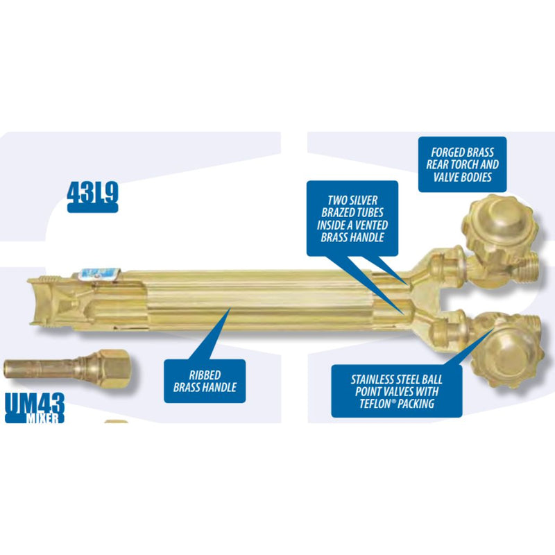 diagram showing features of uniweld harris mixer