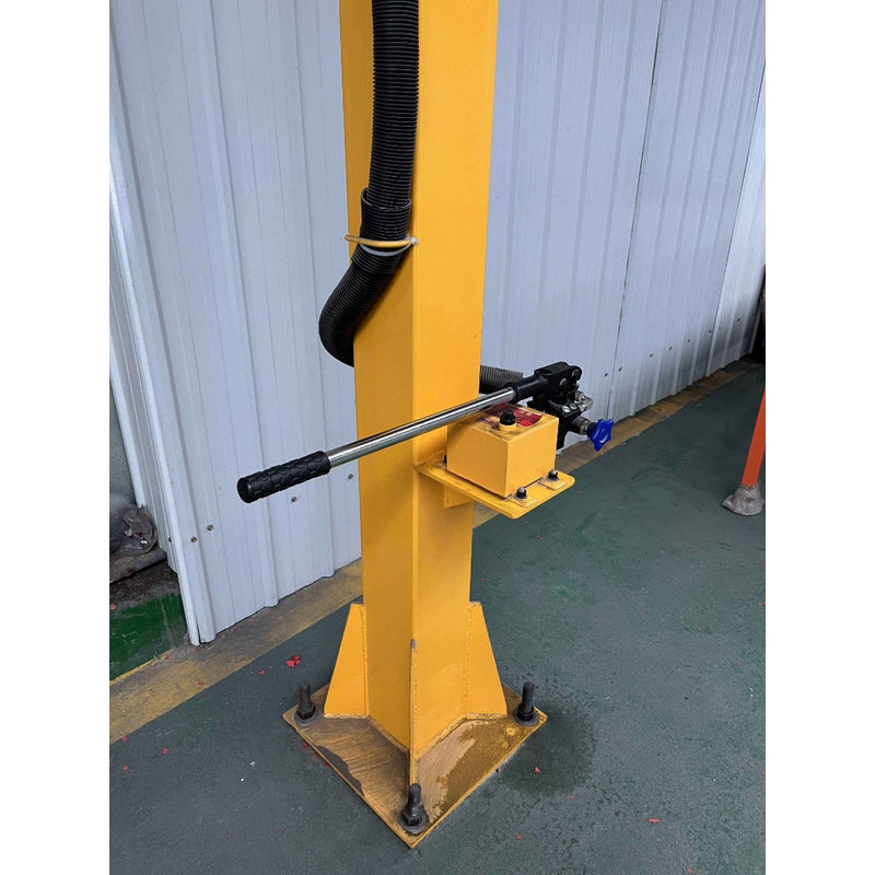 manual hydraulic pump of mig wire feeder boom