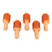 Group of 5 Hypertherm Electrode 52677 all showing back view