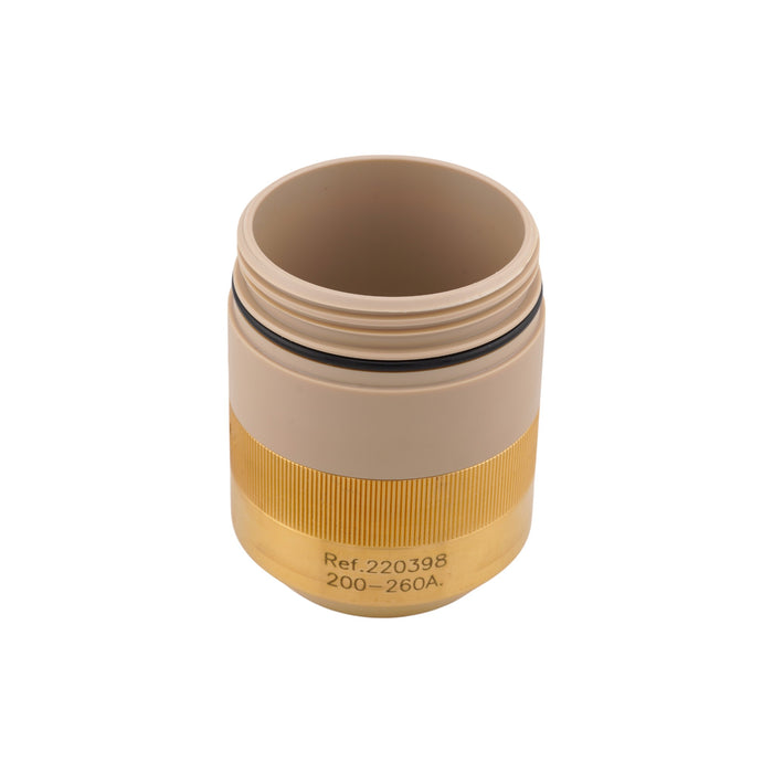 Bottom view of Intellicut brand Hypertherm® style 200/260A Shield Cap - 220398-i