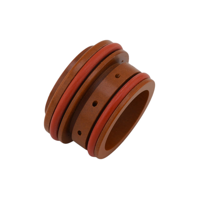 Isometric side view of Intellicut brand Hypertherm® style Swirl Ring 220353-i