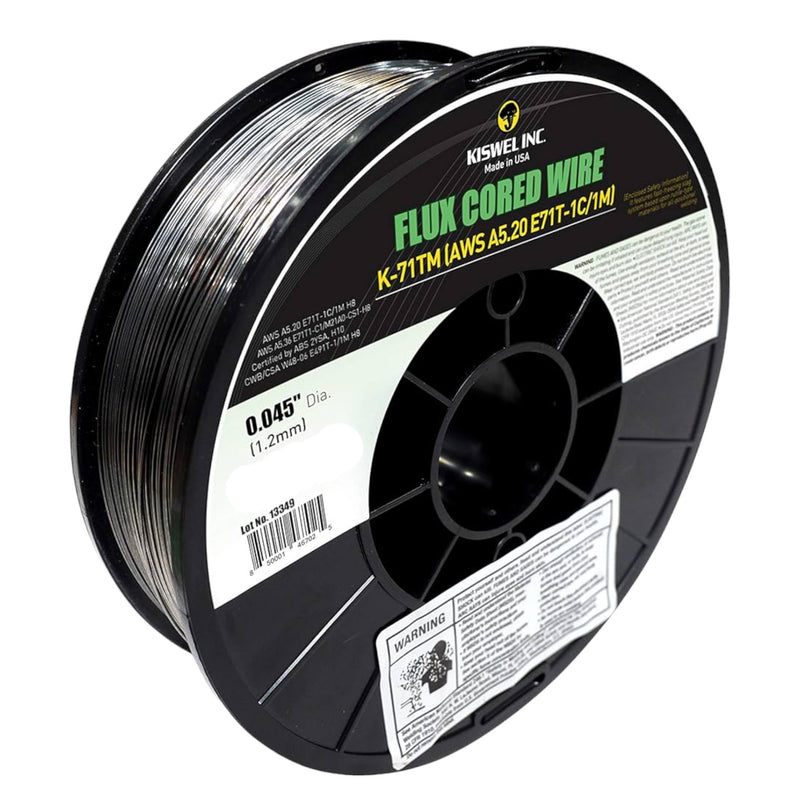 Kiswel K-71TM Flux Core Wire - 0.045" x 33LB (1.2mm)