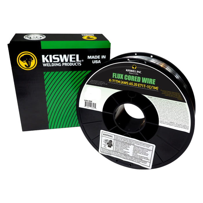 Kiswel K-71TM Flux Core Wire - 0.045" x 33LB (1.2mm)