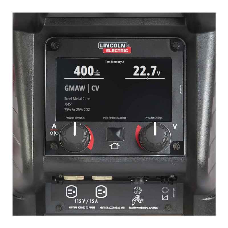 Lincoln Electric® POWER MIG® 262MP Multi-Process Welder Aluminum One-Pak® (Push-Pull Gun) screen