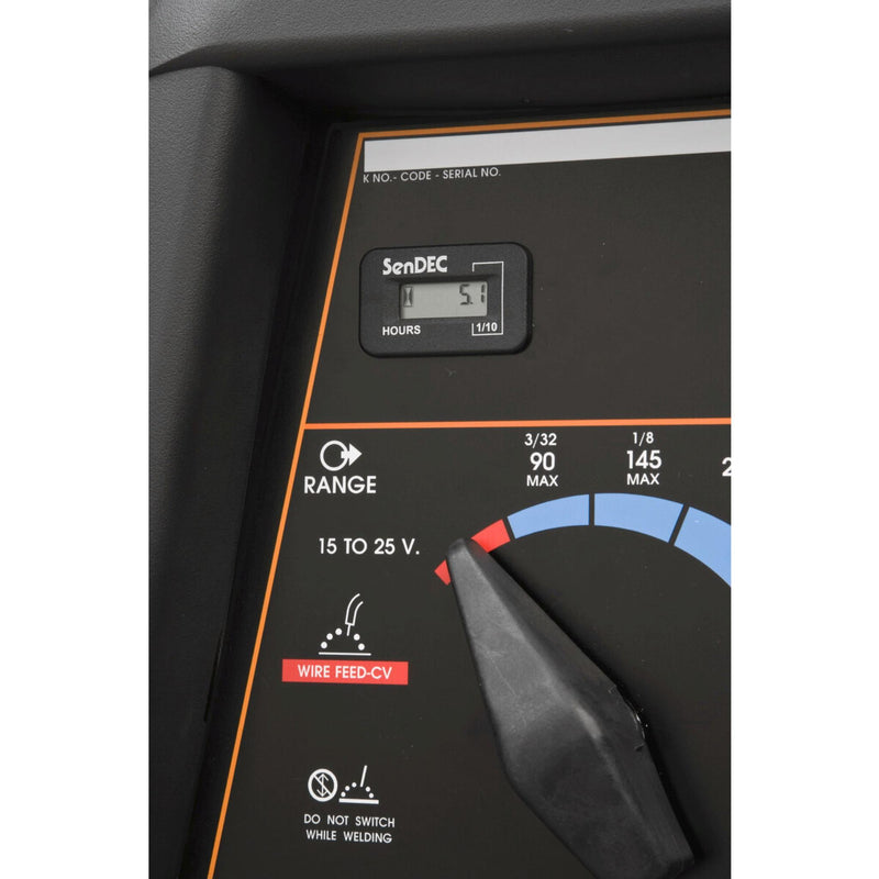 Lincoln Electric® Ranger® 225 Engine Driven Welder (Kohler®) close up view of the screen