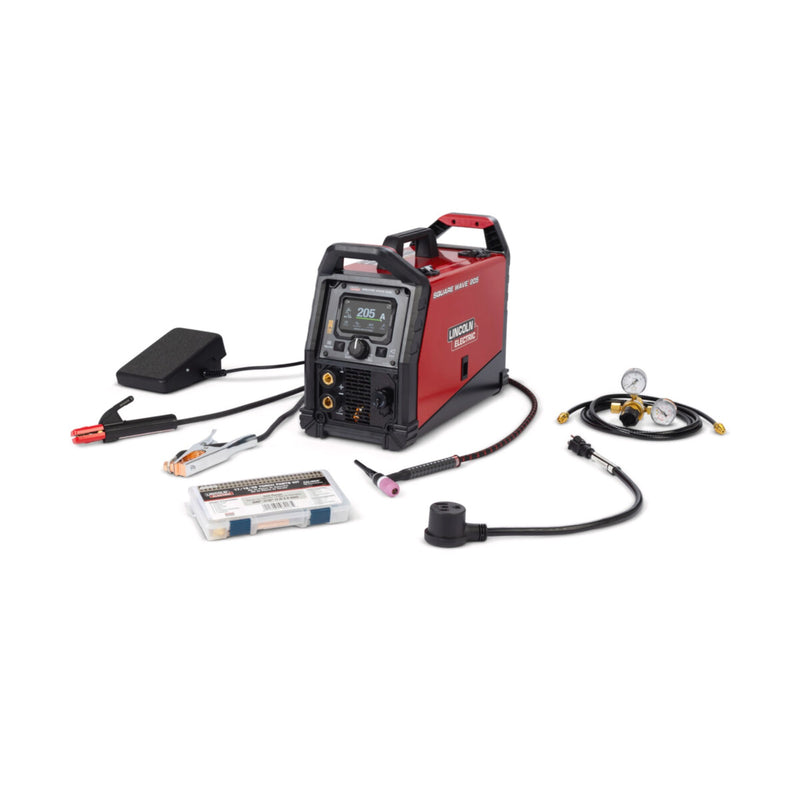 Lincoln Electric® Square Wave® 205 TIG Welder with accessories