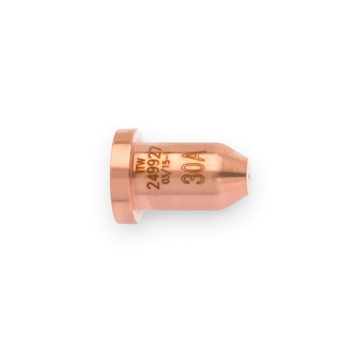 30 amp cutting tip for miller spectrum 625 and 325 with 249927 laser etched on side