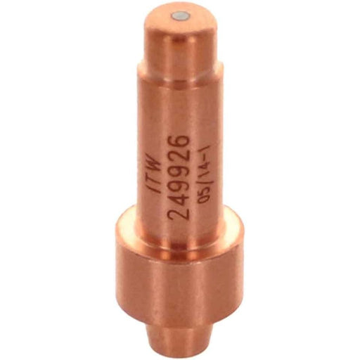 Miller plasma electrode for spectrum 625 with 249926 laser engraved on side