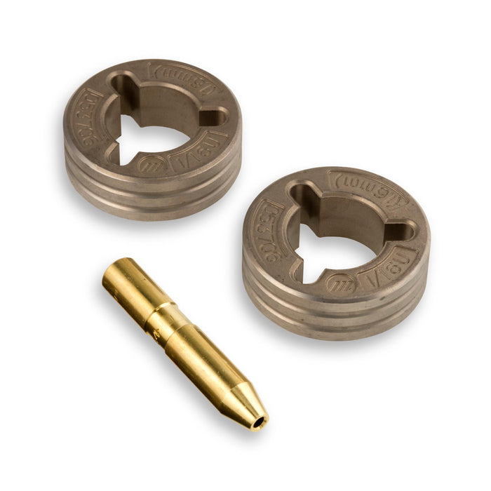 miller 2 roll u groove drive roll kit for feeding 1/16" aluminum MIG wire