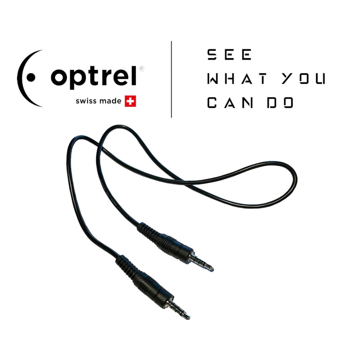 The Optrel control panel cable for the swiss air respirator with Optrel Logo