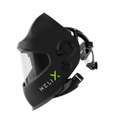 side view of optrel helix pure air welding eh