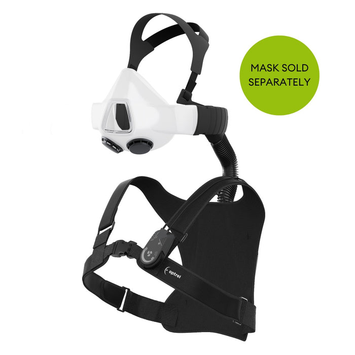 optrel swiss air tight fit respirator with one mask installed