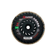 Platinum abrasives aluminum flap disc 5" 60 grit