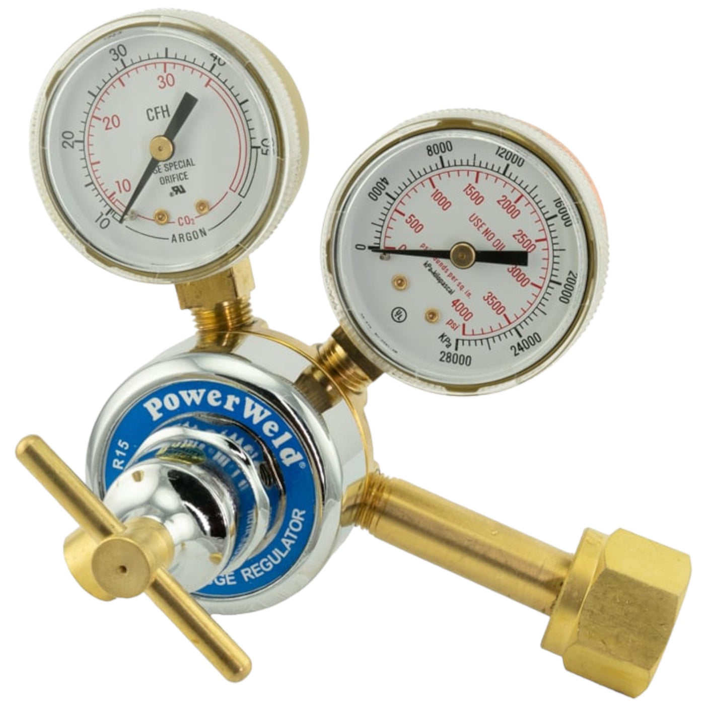 Powerweld R15 Carbon Dioxide C02 Regulator — Weldready