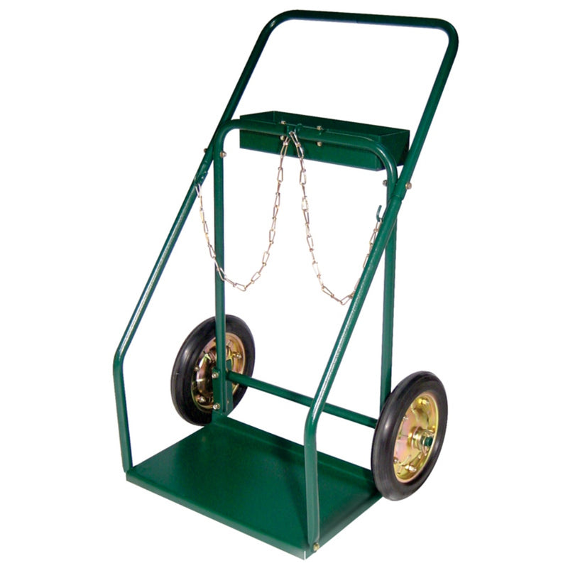 side by side oxygen acetylene cylnder cart
