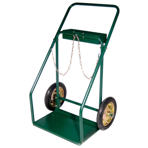 side by side oxygen acetylene cylnder cart