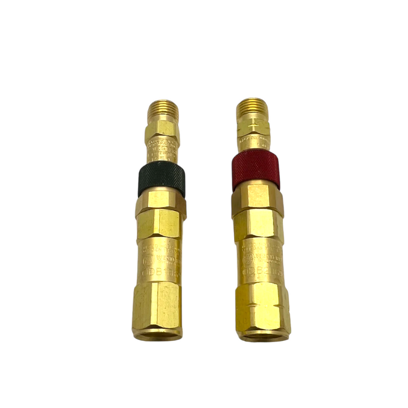 Western Enterprise QDB30 Quick Connect Set Oxy/Fuel Regulator To Hose