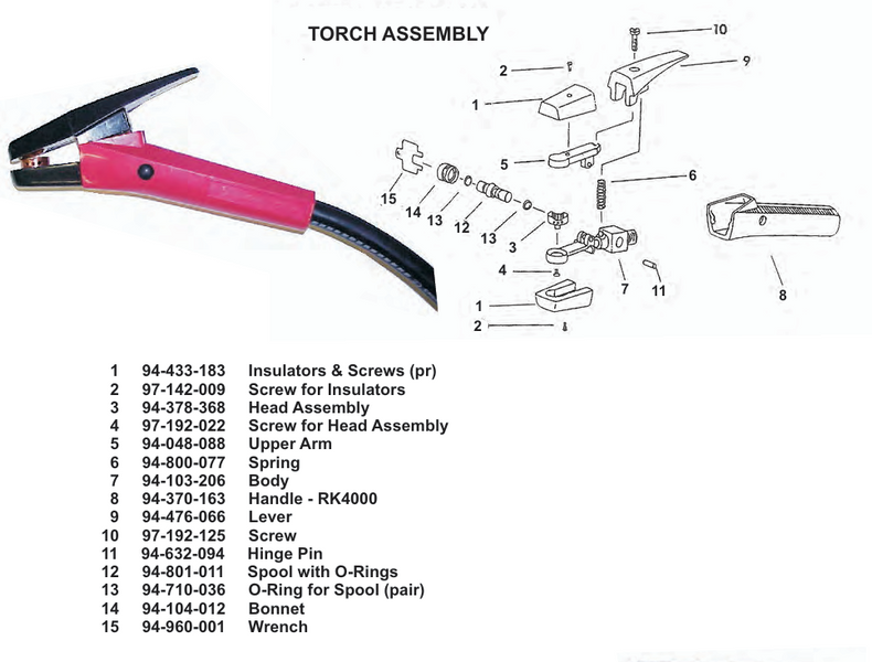 Gouges In Aircraft Part Arc Air 4000 Gouging Torch Replacement Components — Weldready