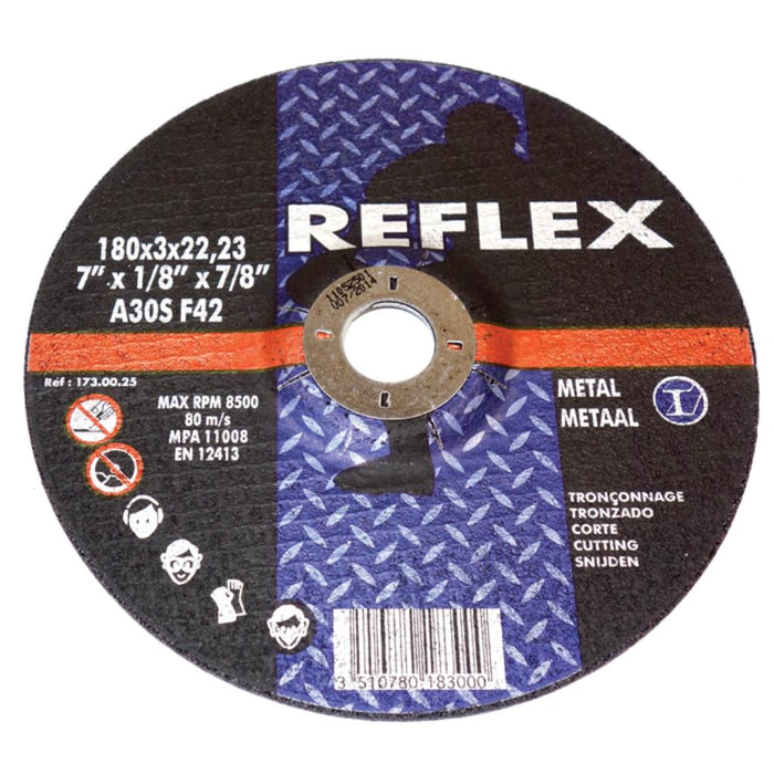 reflex abrasives 7" grinding disc